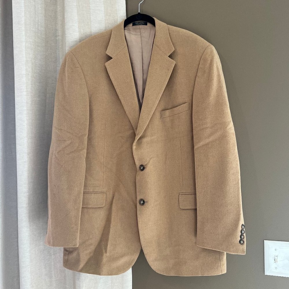 Andrew Fezza Sport Coat, Camel Hair, Great Condition & Nicely Lined
